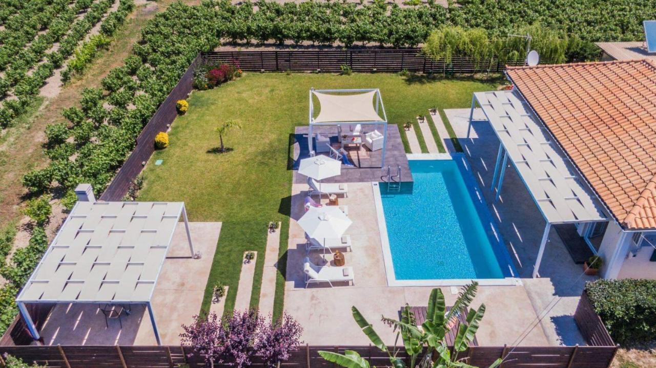 Madini Luxury Villa With Private Heated Pool Vanato Eksteriør bilde