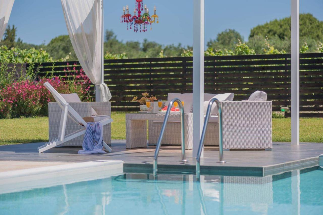 Madini Luxury Villa With Private Heated Pool Vanato Eksteriør bilde