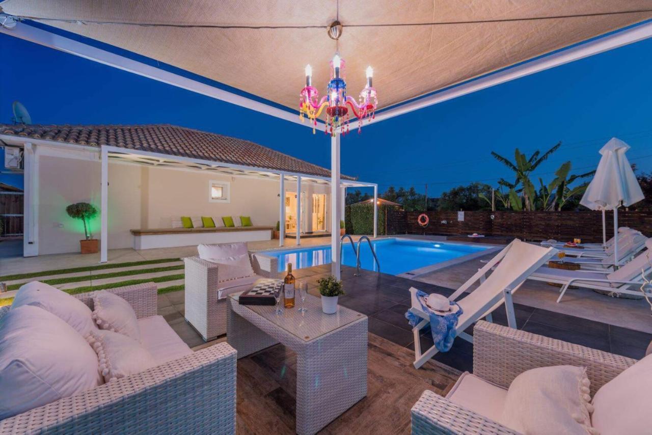 Madini Luxury Villa With Private Heated Pool Vanato Eksteriør bilde